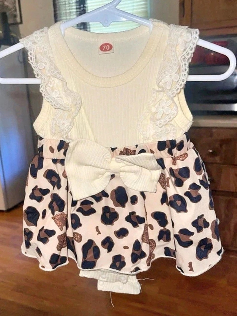 Baby Animal Print Party Dress